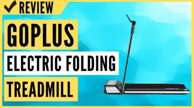 GOPLUS Ultra-Thin Electric Folding Treadmill, Installation-Free Design Review