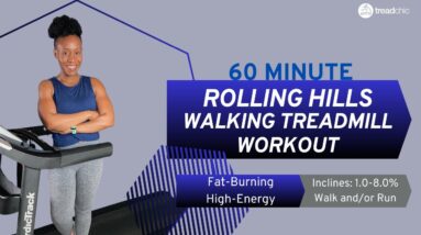 FOLLOW-ALONG|60 Minute Walking Treadmill Workout To Shed Pounds|Build Endurance and more
