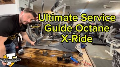 ULTIMATE Service Video on Octane X-Ride XR6000 and XR6 Noises, No Power, Service Seated Elliptical